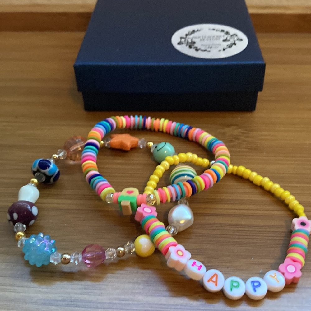 Happy Stretch Bracelet Set